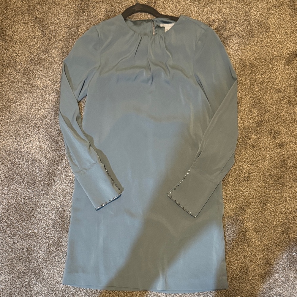 H&M Teal Long Sleeve Dress